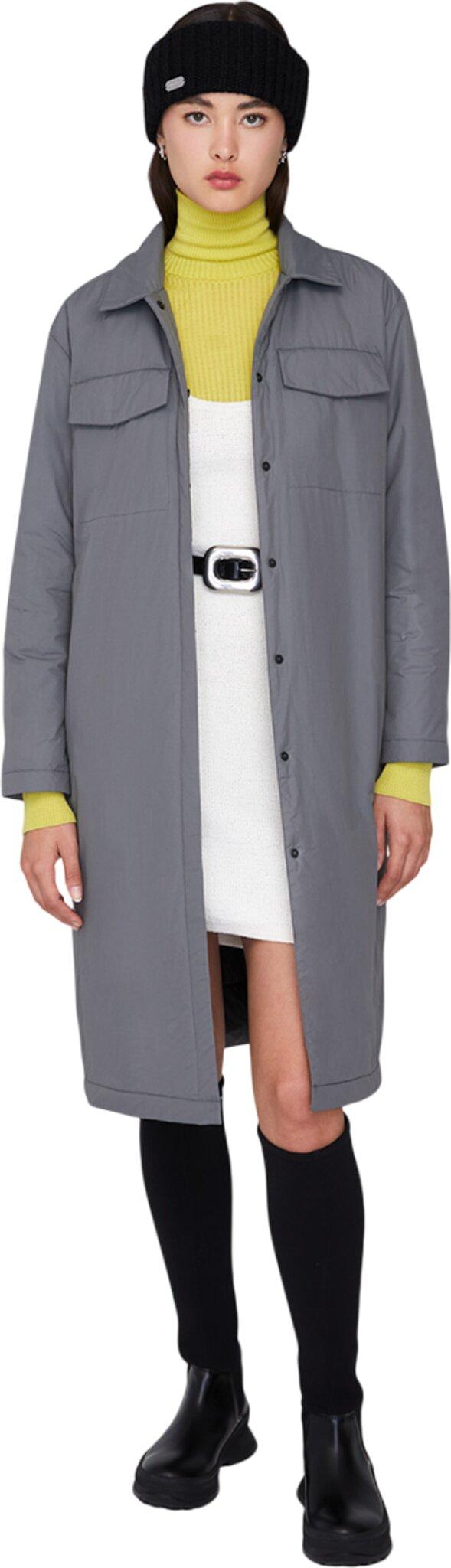 Numéro de l'image de la galerie de produits 4 pour le produit Longue veste-chemise isolée Lina - Régulière - Femme