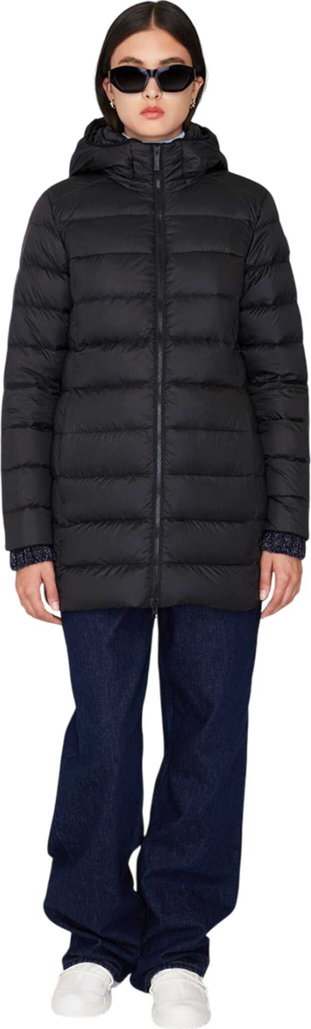 Image de produit pour Manteau en duvet léger avec capuche Livia Mid - Femme