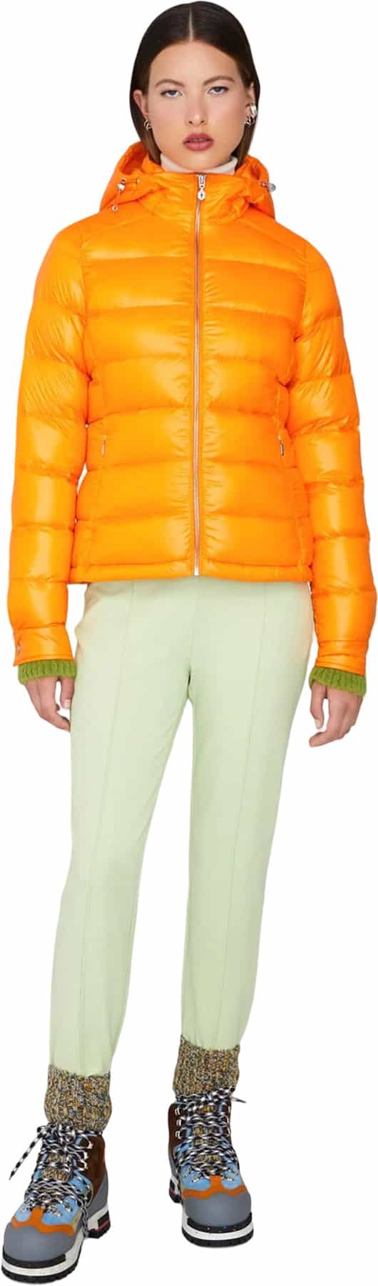 Image de produit pour Manteau léger en duvet à capuchon Dorothy - Semi-ajustée - Femme