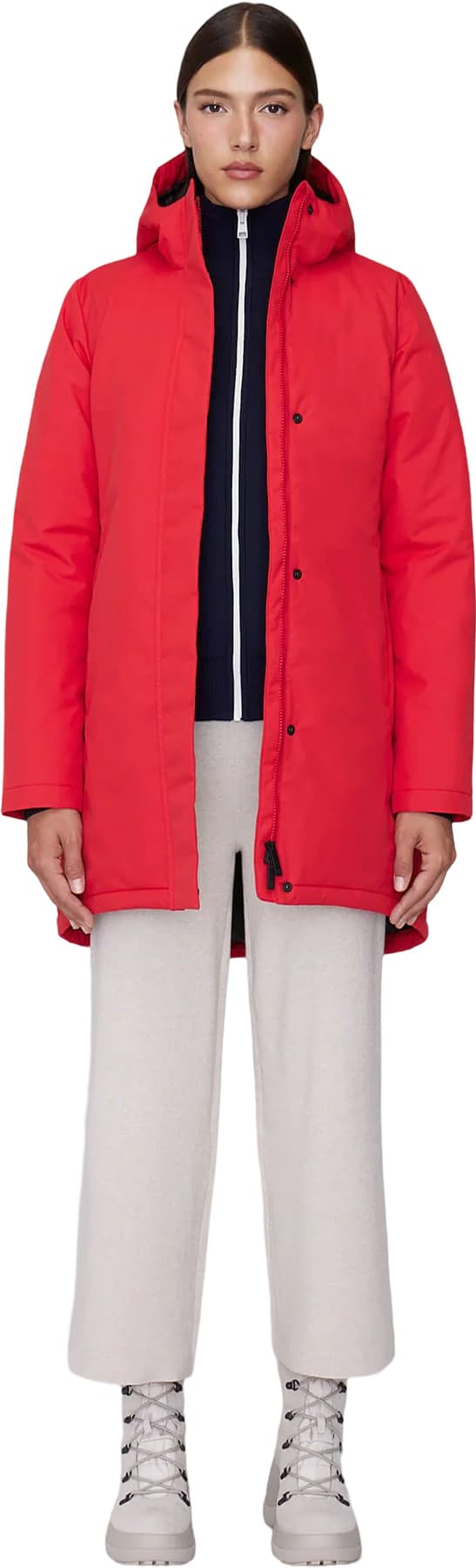 Numéro de l'image de la galerie de produits 4 pour le produit Manteau d'hiver isolé à capuchon Maeva - Femme