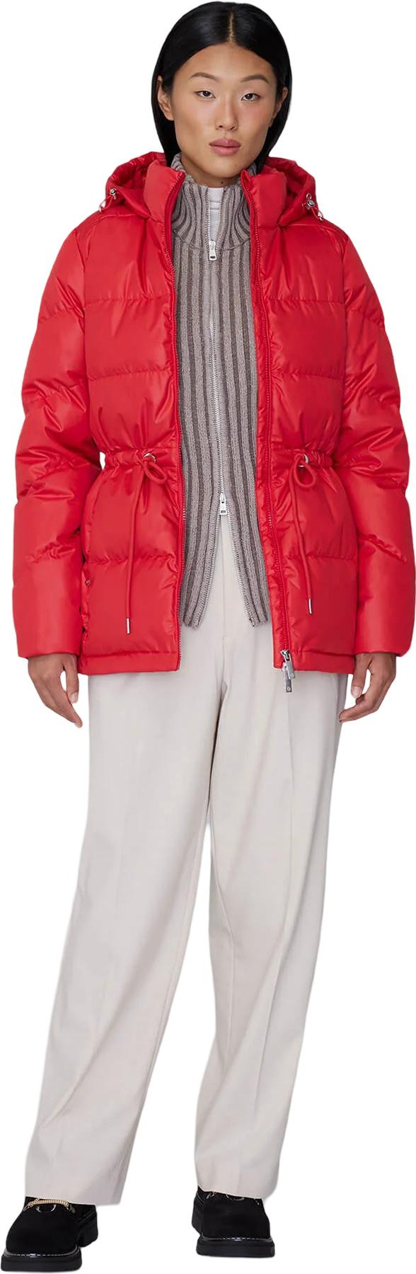 Numéro de l'image de la galerie de produits 5 pour le produit Manteau en duvet légère à capuchon et taille cintrée Isabela - Femme