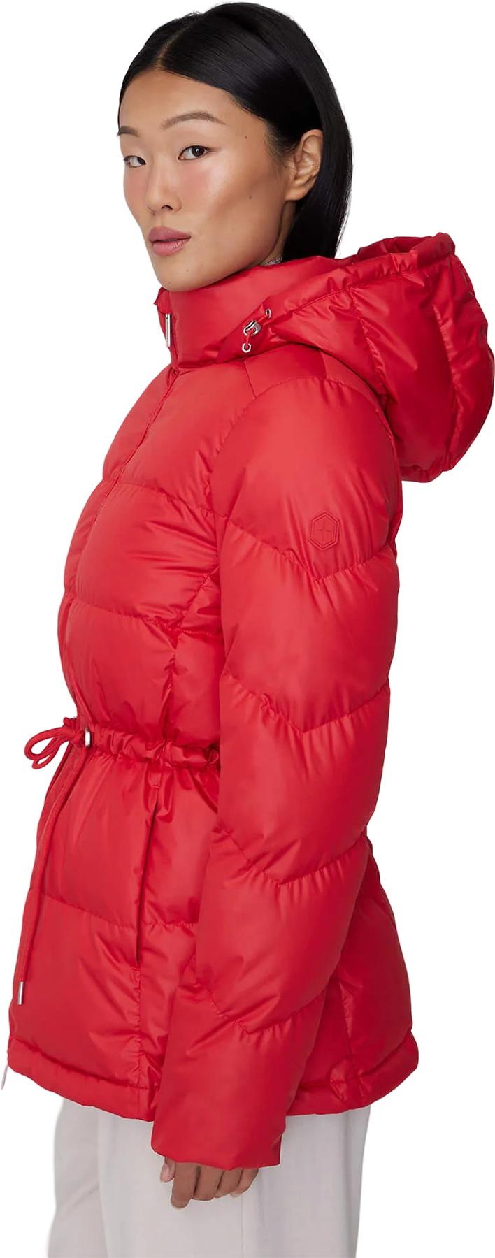 Numéro de l'image de la galerie de produits 6 pour le produit Manteau en duvet légère à capuchon et taille cintrée Isabela - Femme