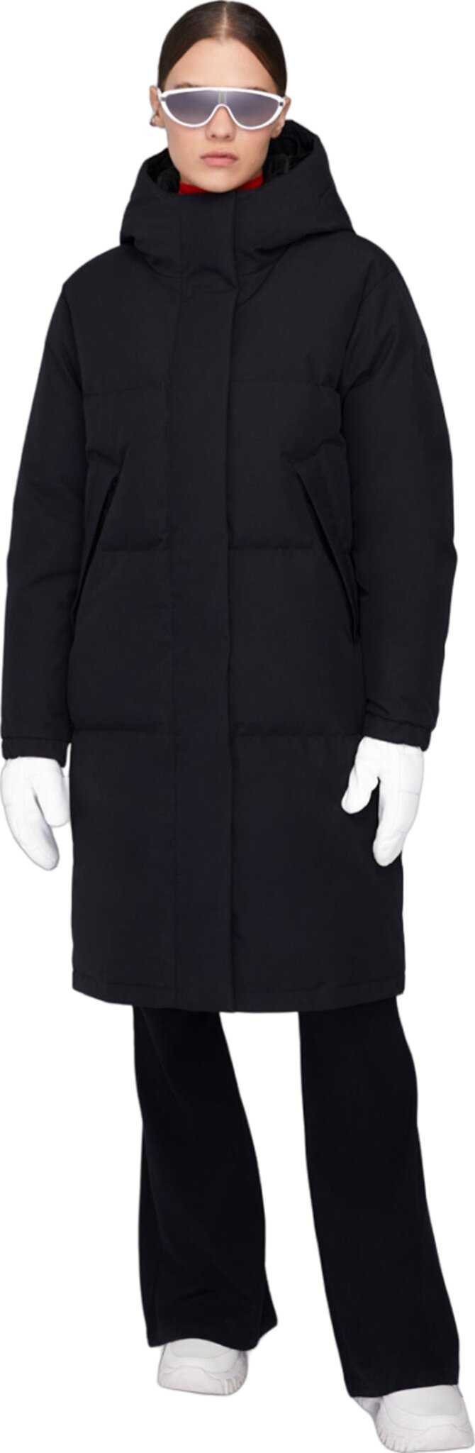 Image de produit pour Manteau d'hiver en duvet à capuchon sans fourrure Ines - Surdimensionnée - Femme