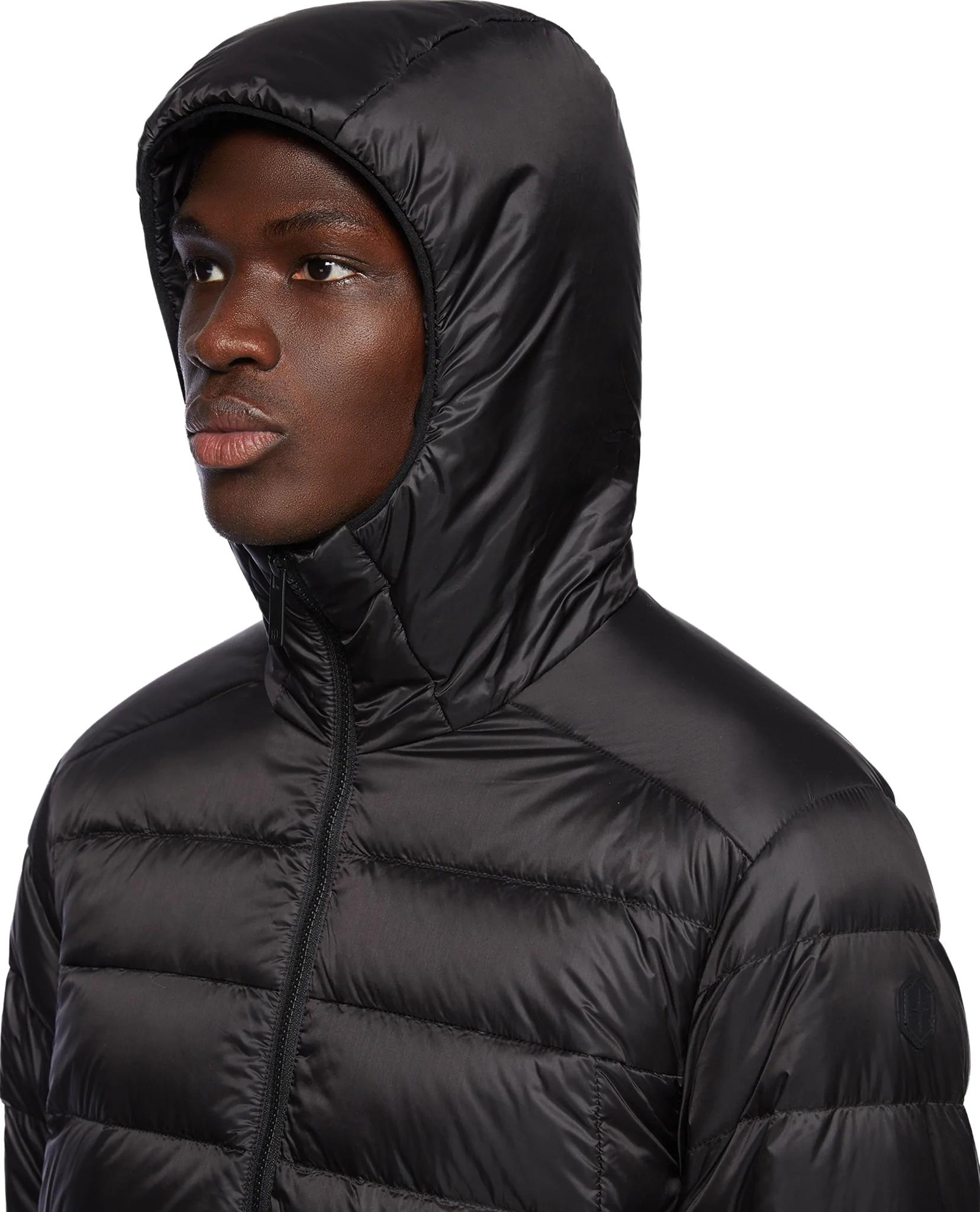 Numéro de l'image de la galerie de produits 2 pour le produit Manteau léger en duvet à capuchon Lawrence - Ajustée et Droite - Homme