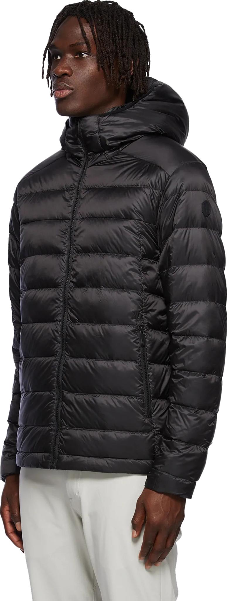 Numéro de l'image de la galerie de produits 3 pour le produit Manteau léger en duvet à capuchon Lawrence - Ajustée et Droite - Homme