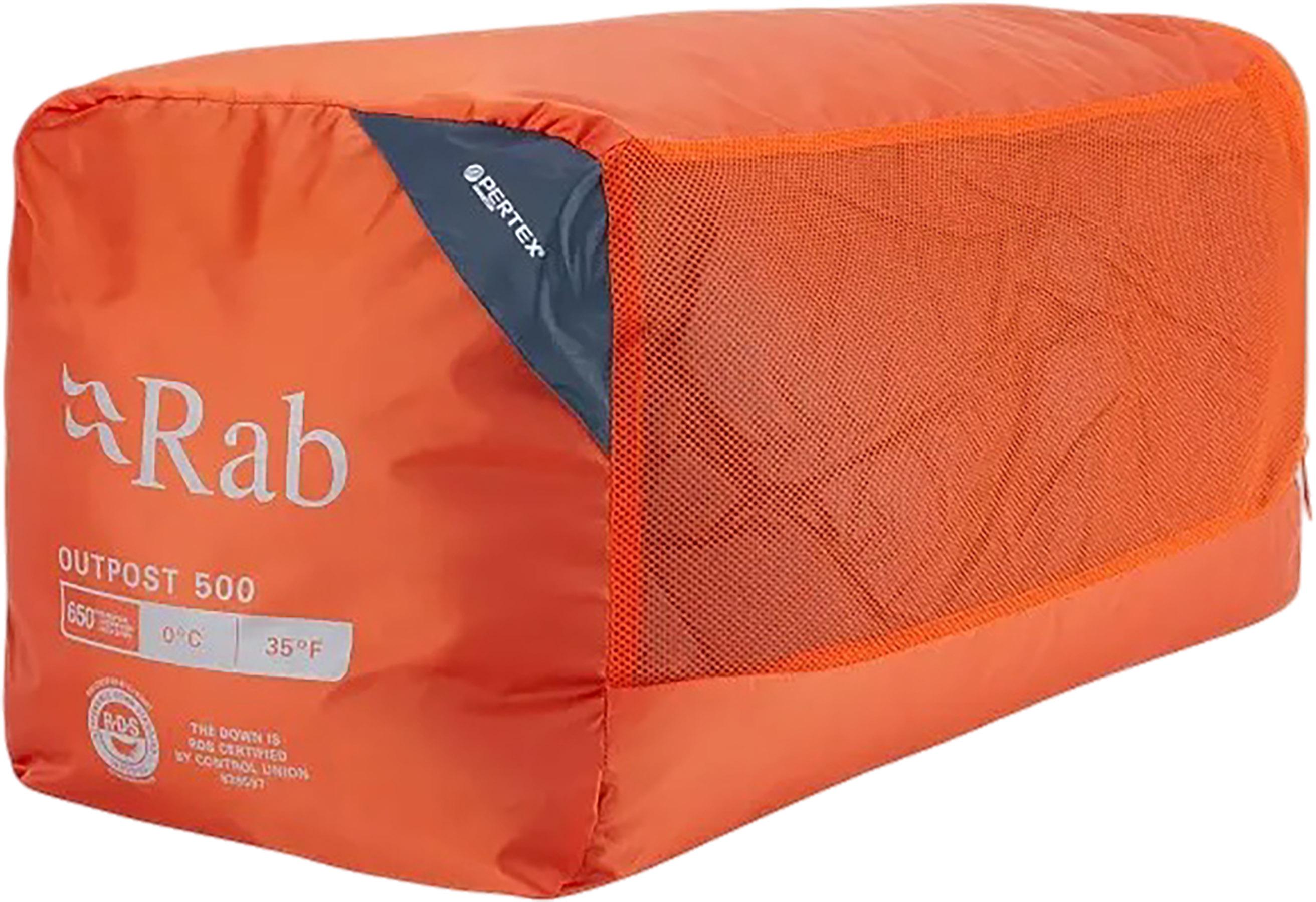 Product gallery image number 8 for product Outpost 500 Down Sleeping Bag Left Zip - Regular 0C / 35F