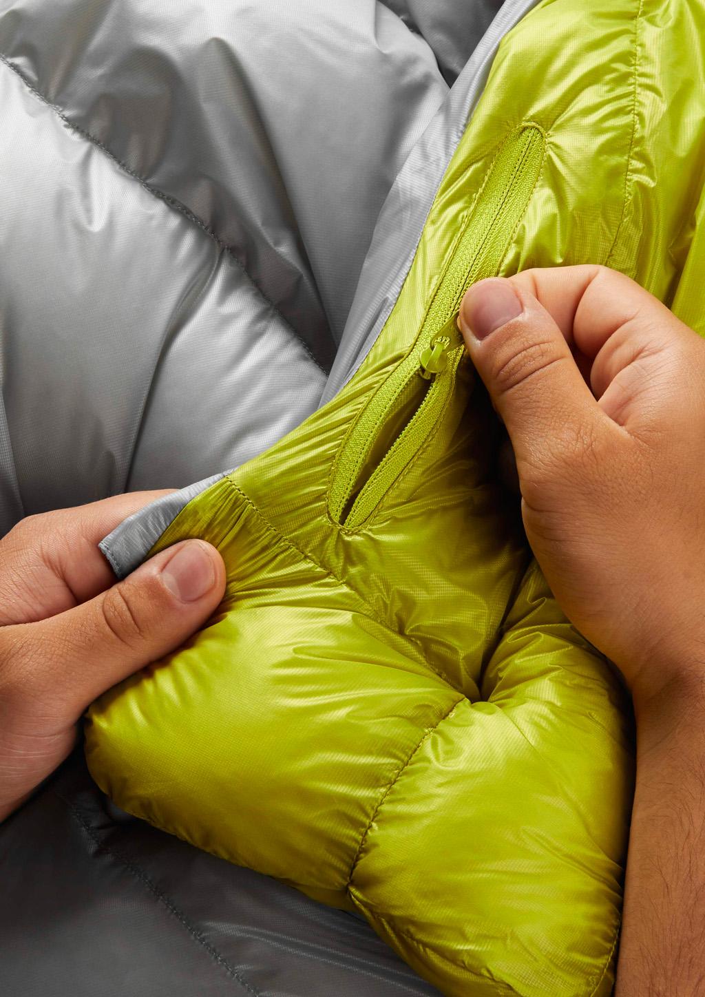 Numéro de l'image de la galerie de produits 9 pour le produit Sac de couchage en duvet à glissière gauche Mythic 400 - Régulier -6C / 20F