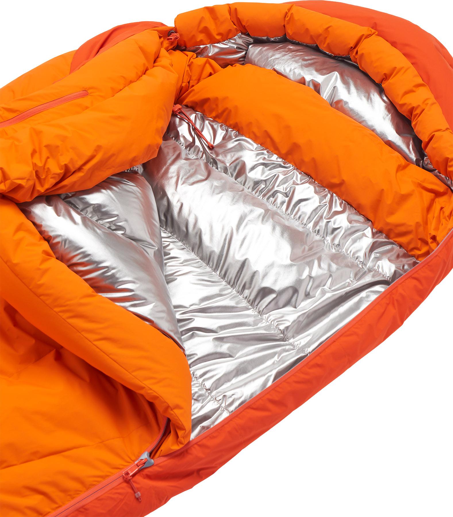 Numéro de l'image de la galerie de produits 6 pour le produit Sac de couchage en duvet à glissière gauche Andes Windstopper 800 - Régulier - Femme
