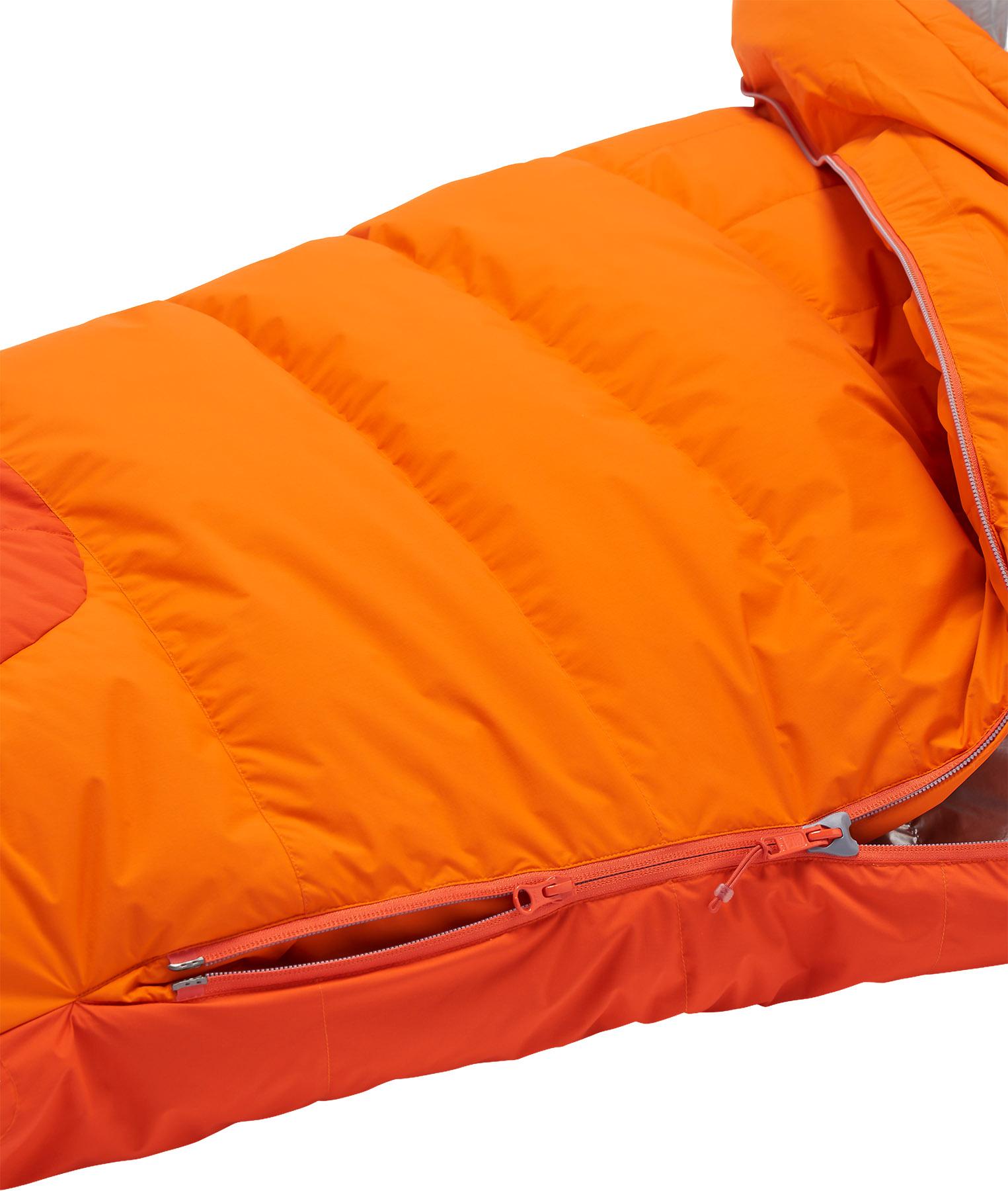 Numéro de l'image de la galerie de produits 4 pour le produit Sac de couchage en duvet à glissière gauche Andes Windstopper 800 - Régulier - Femme