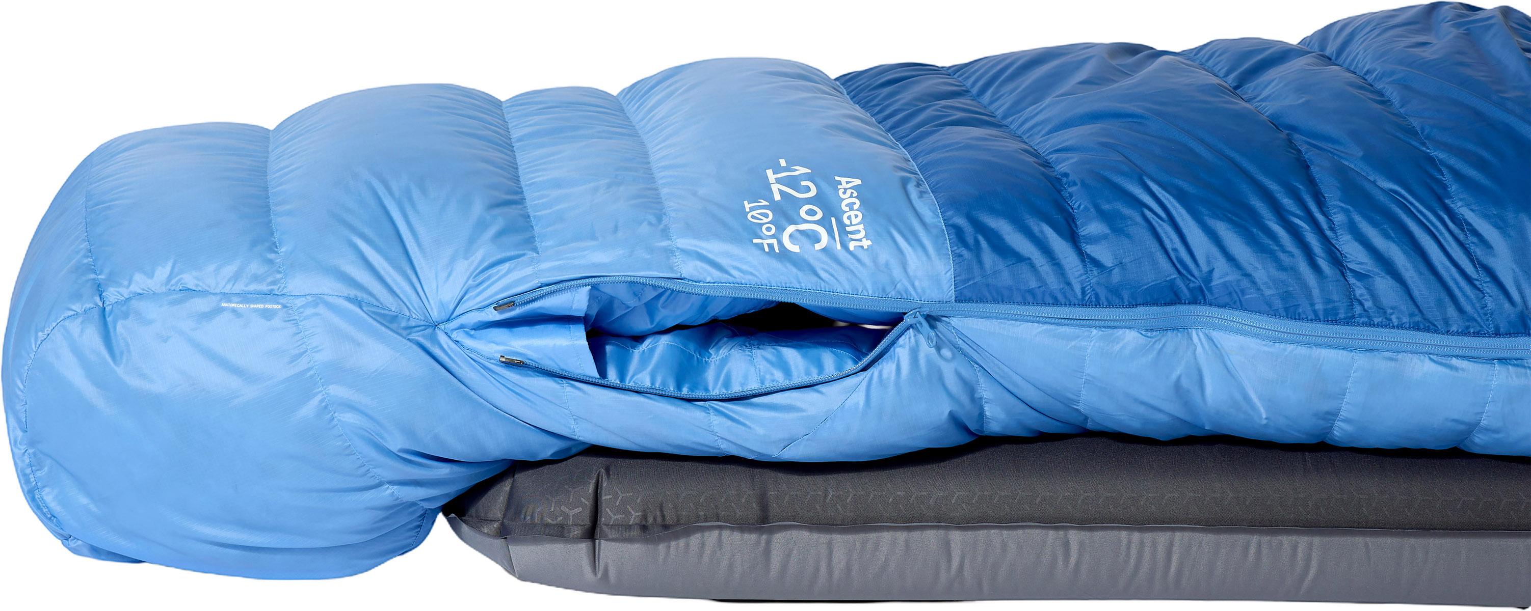 Numéro de l'image de la galerie de produits 4 pour le produit Sac de couchage en duvet Ascent -12 °C/10 °F - Régulier - Femme