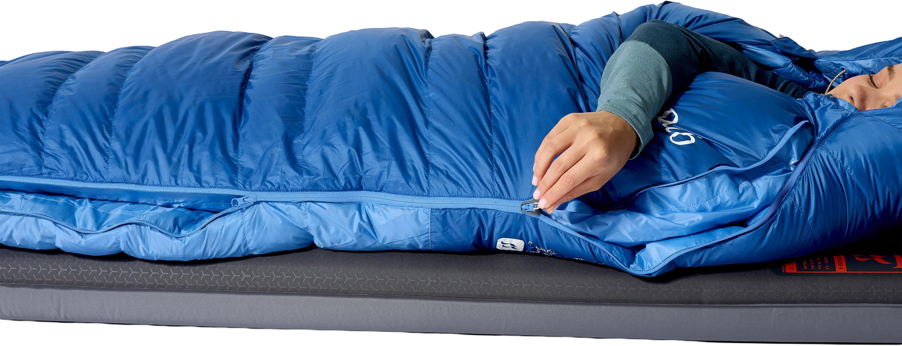 Numéro de l'image de la galerie de produits 8 pour le produit Sac de couchage en duvet Ascent -12 °C/10 °F - Régulier - Femme
