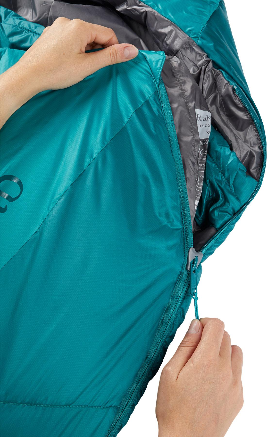 Product gallery image number 4 for product Solar Eco 2 Left Zip Sleeping Bag - Regular - Women's