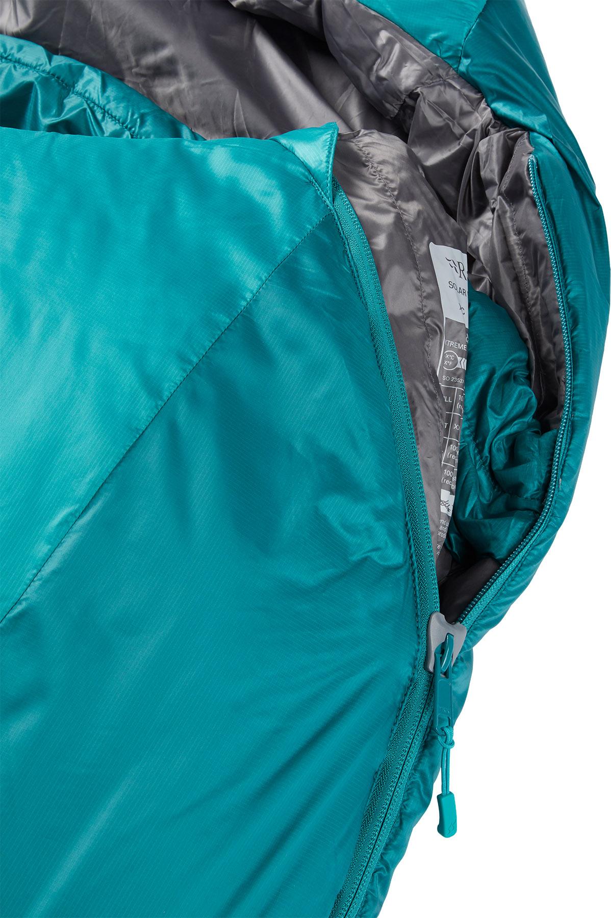 Product gallery image number 5 for product Solar Eco 2 Left Zip Sleeping Bag - Regular - Women's