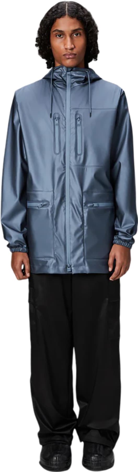 Product gallery image number 3 for product Cargo Long Rain Jacket - Unisex