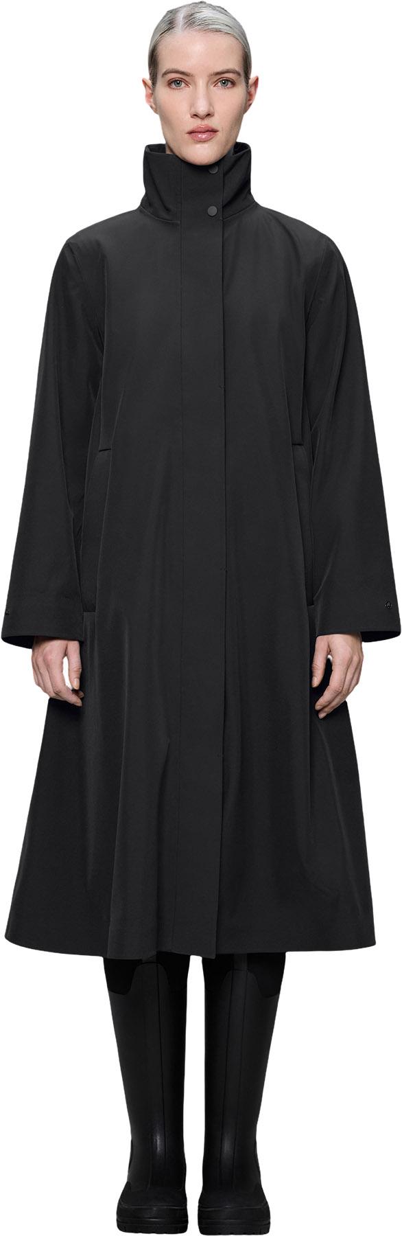 Image de produit pour Manteau à coupe trapèze en coquille souple Suva - Femme