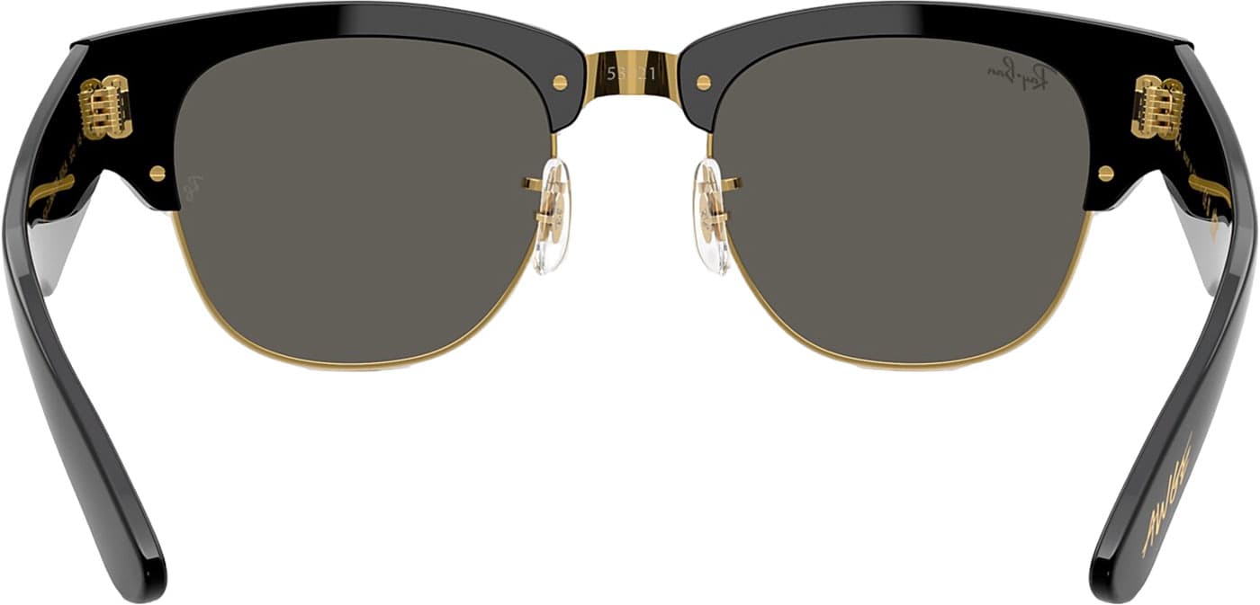 Product gallery image number 2 for product Mega Clubmaster Blacked Out Sunglasses - Unisex