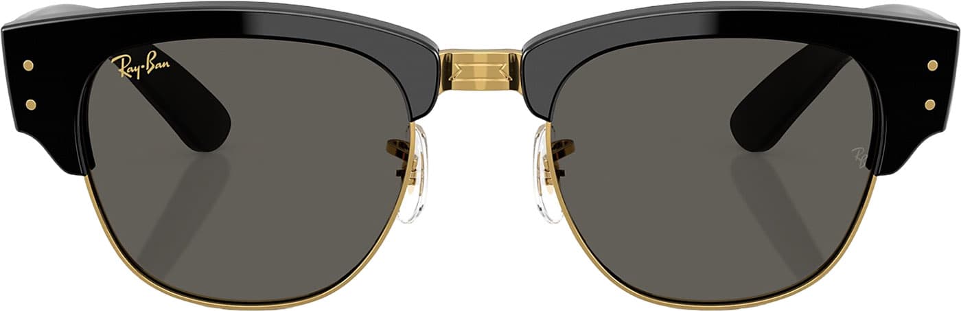 Product gallery image number 4 for product Mega Clubmaster Blacked Out Sunglasses - Unisex