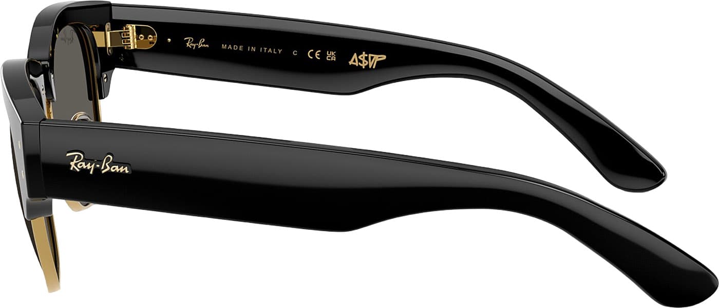 Product gallery image number 6 for product Mega Clubmaster Blacked Out Sunglasses - Unisex