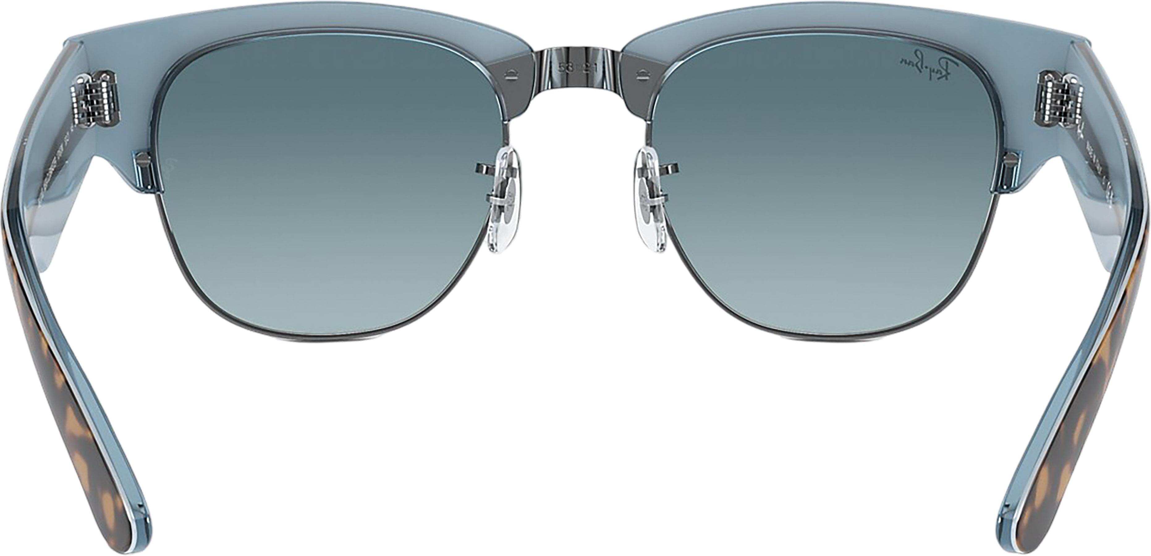 Product gallery image number 2 for product Mega Clubmaster Sunglasses - Polished Havana On Blue On Gunmetal - Blue Lens - Unisex