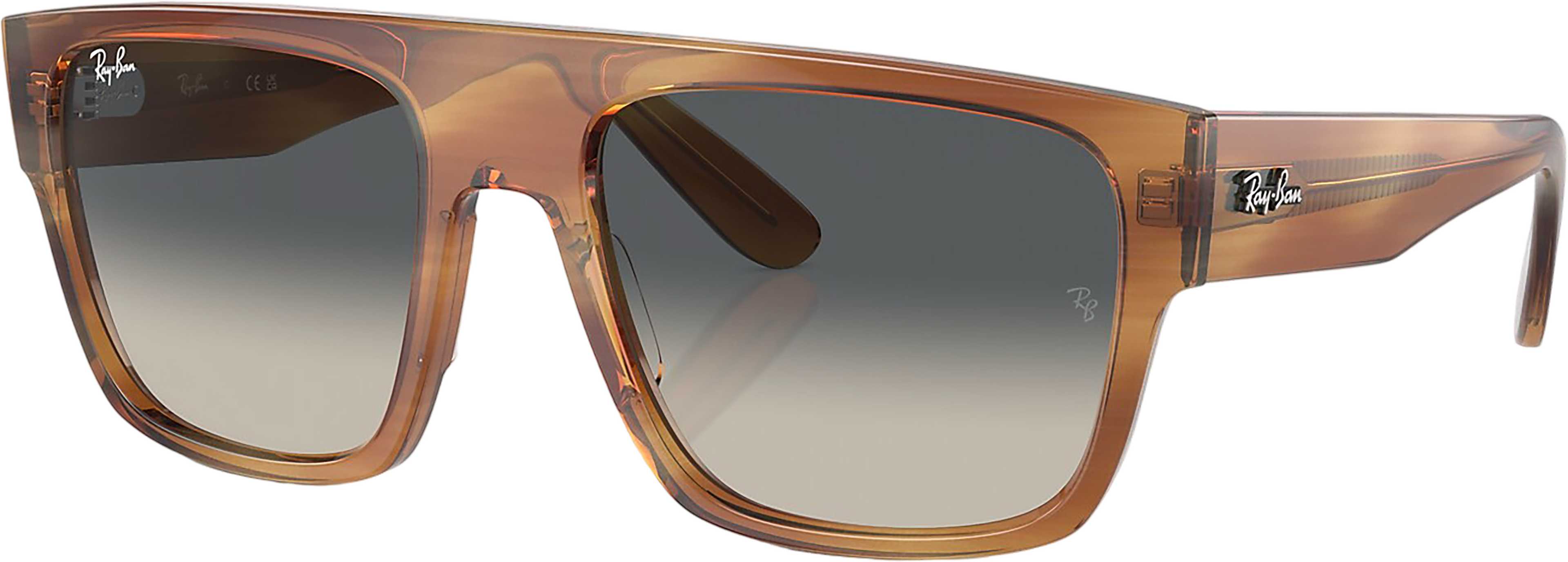 Striped Brown - Grey Gradient