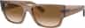 Colour: Transparent Light Brown - Clear Gradient Brown
