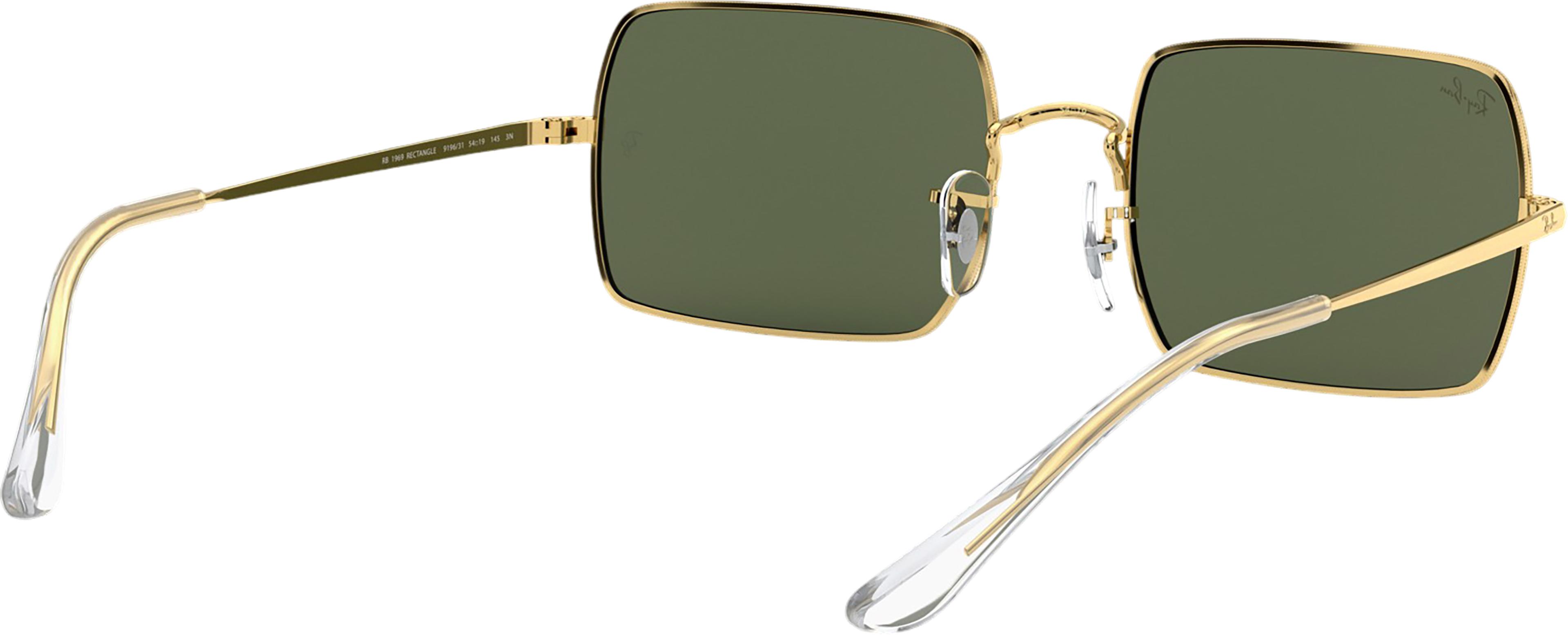 Product image for Rectangle 1969 Sunglasses - Legend Gold - G-15 Green Lens - Unisex