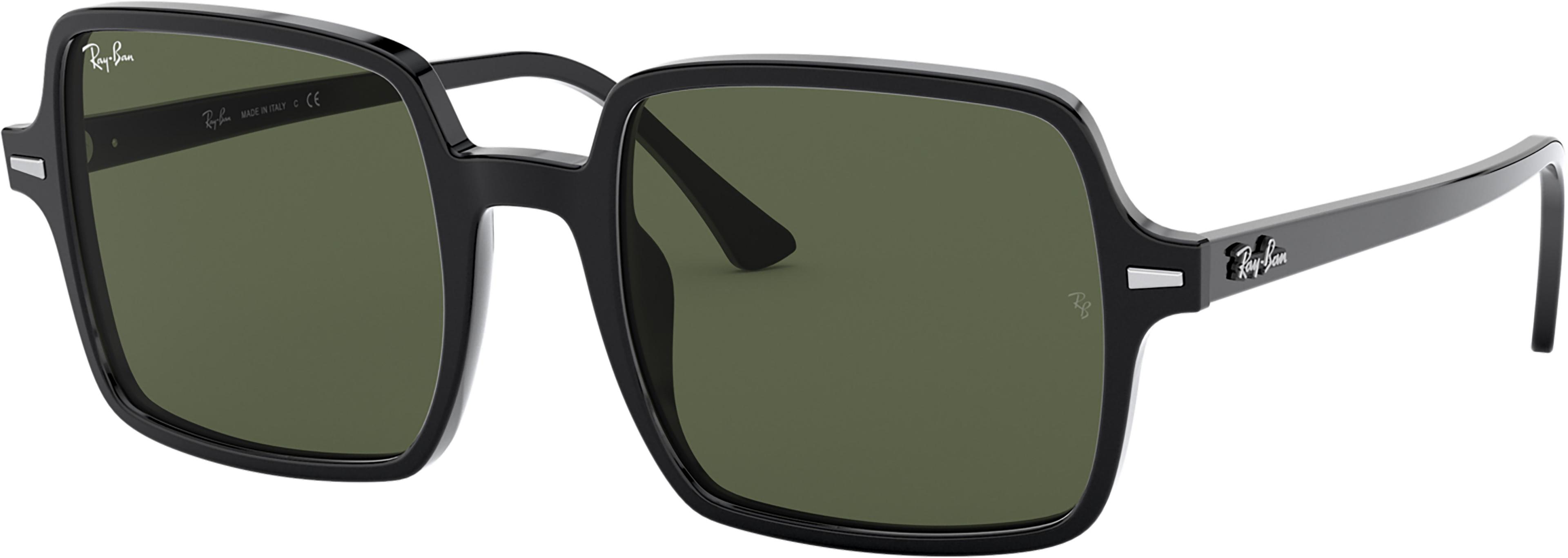 Image de produit pour Lunettes de soleil Square 1973 - Black - Verres G-15 Green - Femme