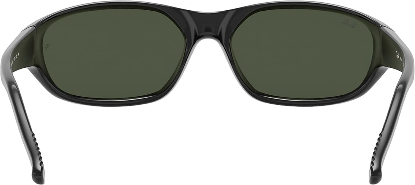 Product gallery image number 2 for product Daddy-O Sunglasses - Polished Black - G-15 Green Lens - Unisex
