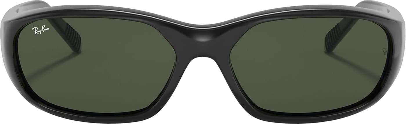 Product gallery image number 3 for product Daddy-O Sunglasses - Polished Black - G-15 Green Lens - Unisex