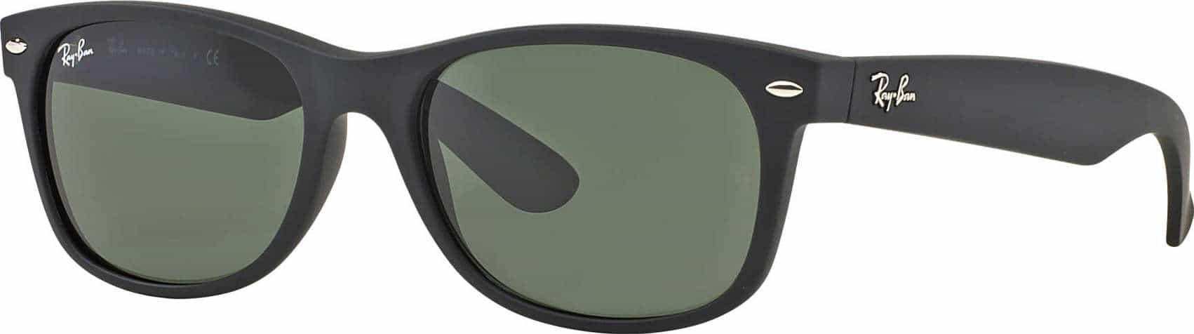 Product image for New Wayfarer Classic - Black Matte - Green Classic G-15 (Standard)