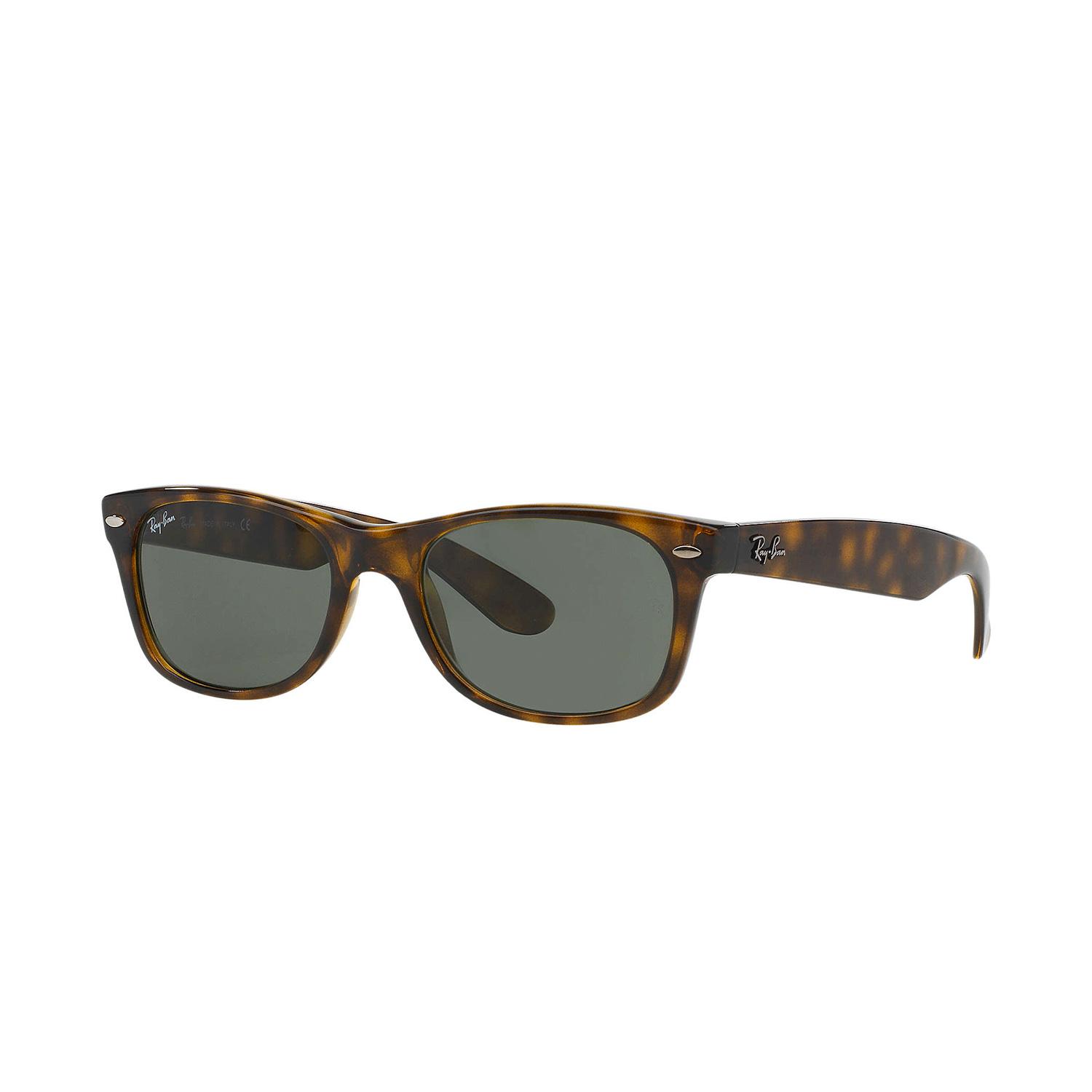 Product gallery image number 1 for product New Wayfarer Classic - Tortoise Frame - Green Classic G-15 Lens
