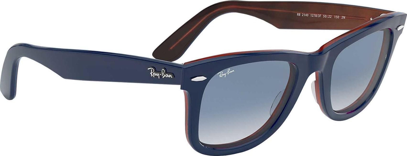 Product gallery image number 3 for product Original Wayfarer Color Mix - Blue Red Havana Frame - Light Blue Gradient Lens