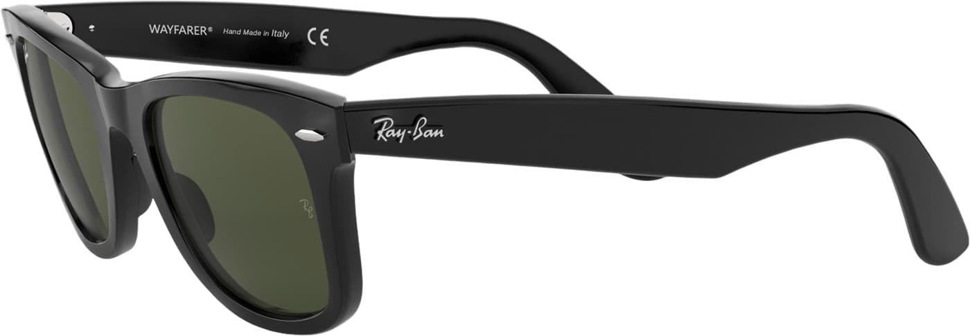 Product gallery image number 4 for product Original Wayfarer Classic - Black - Lentille Green Classic G-15