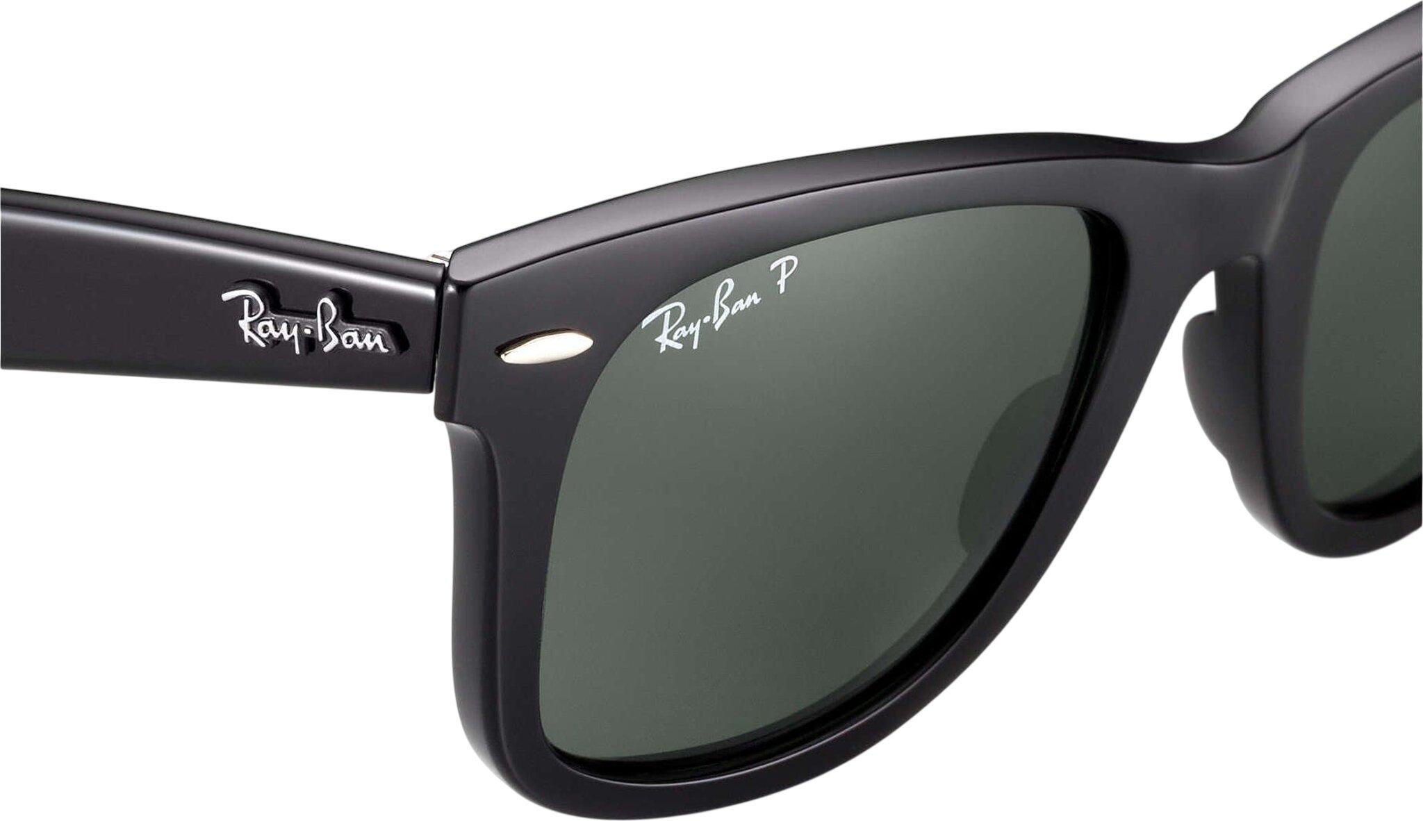 Numéro de l'image de la galerie de produits 3 pour le produit Original Wayfarer Classic - Black - Lentille polarisée Green Classic G-15