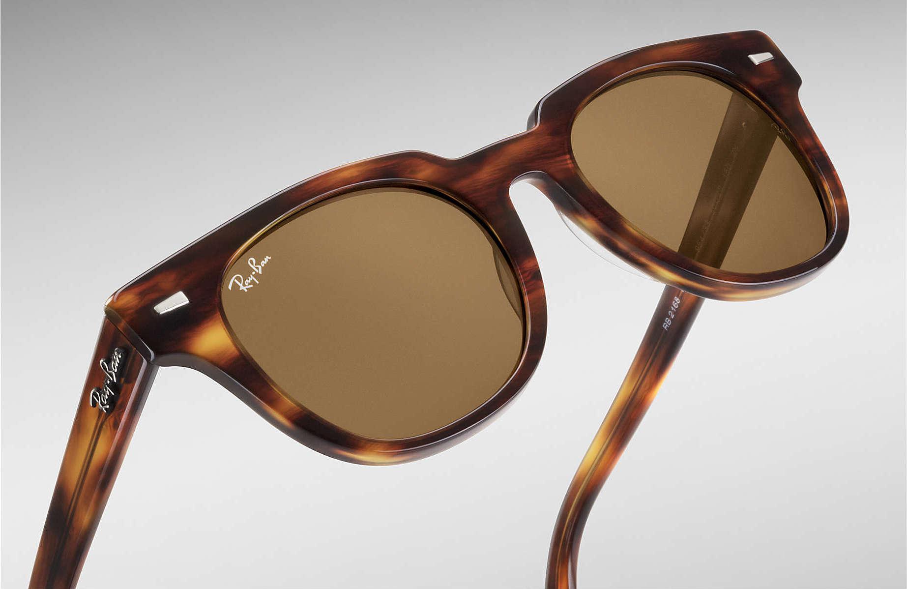 Product gallery image number 2 for product Meteor Classic - Stripped Havana Tortoise - Brown Classic B-15