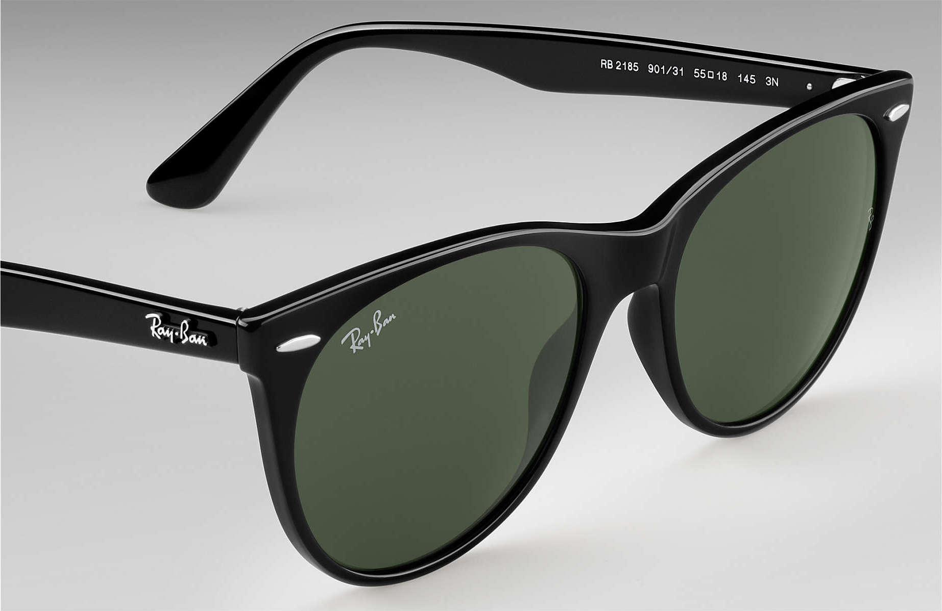 Product gallery image number 5 for product Wayfarer II Evolve - Black - Green Classic G-15