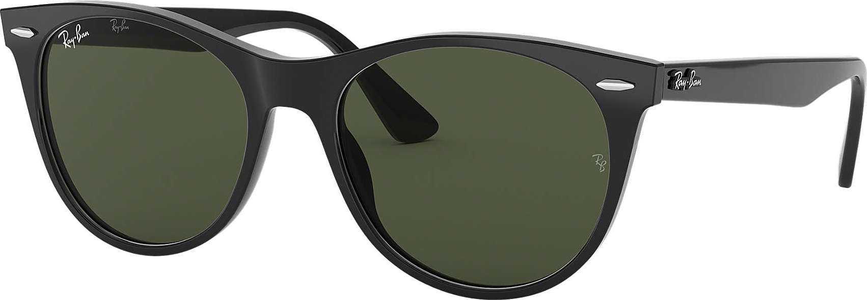 Product image for Wayfarer II Evolve - Black - Green Classic G-15