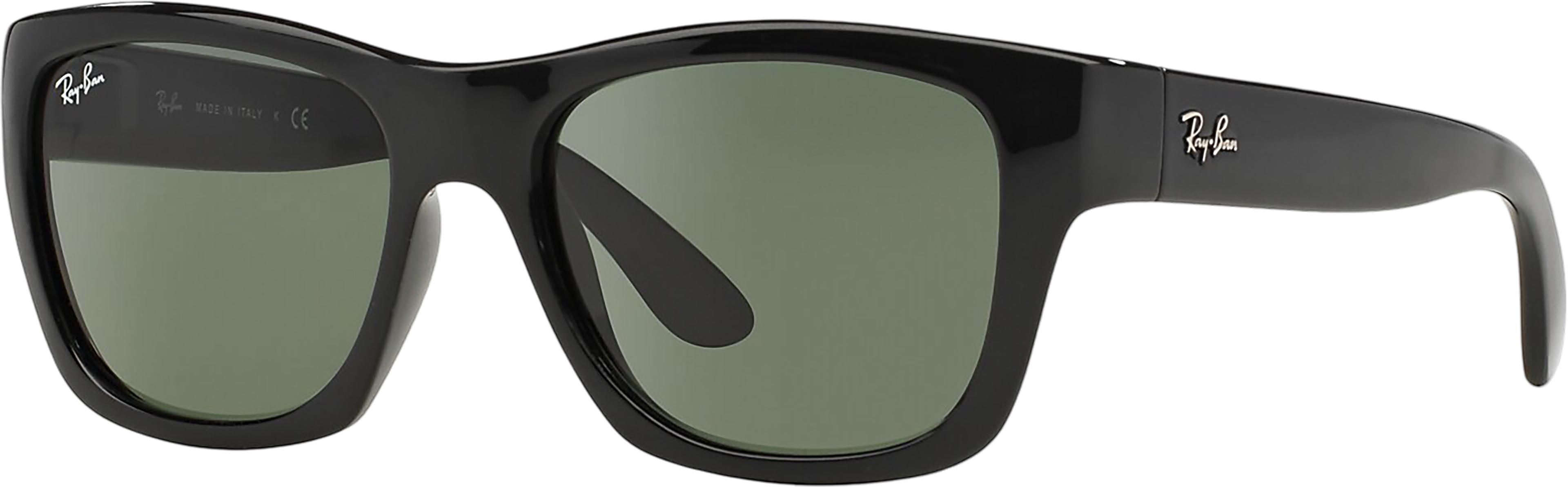 Product image for RB2194 John Sunglasses - Shiny Black - G-15 Green Lens - Unisex