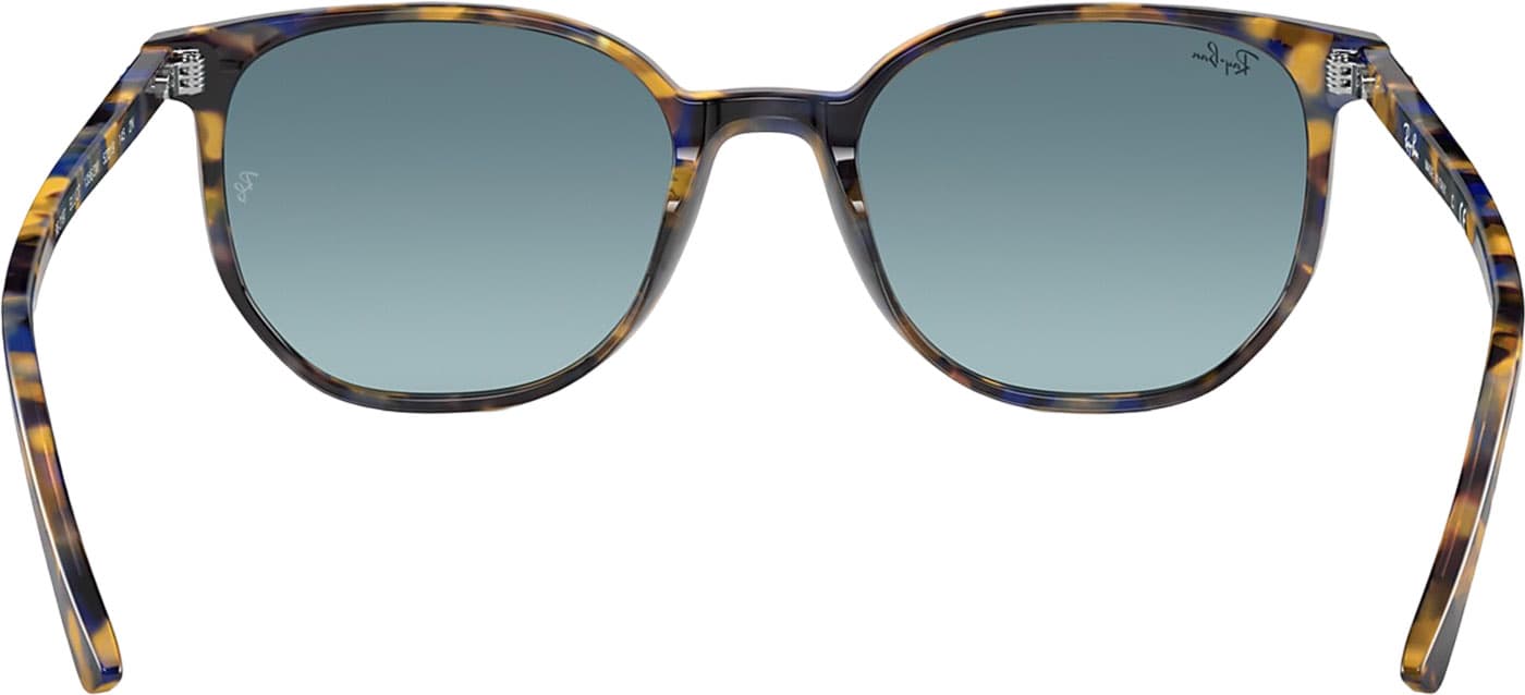 Product gallery image number 2 for product Elliot Sunglasses - Polished Yellow and Blue Havana - Blue Gradient Lens - Unisex