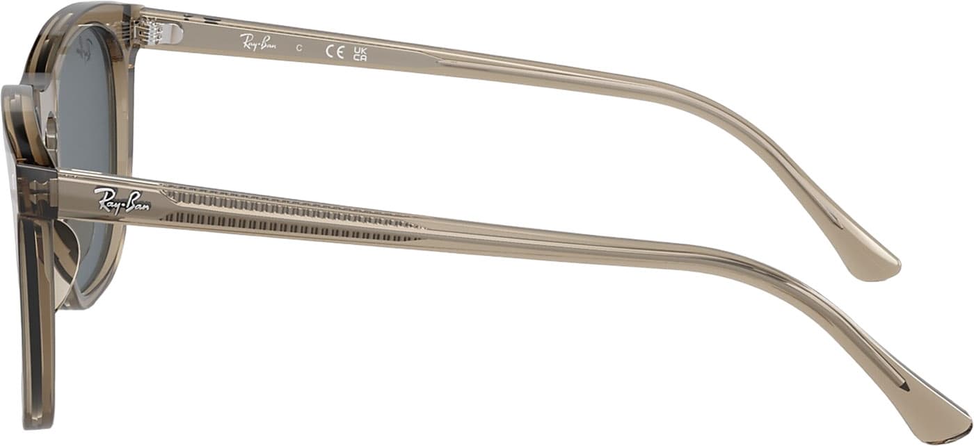 Product gallery image number 5 for product RB2210 Sunglasses - Polished Transparent Light Brown - Green Lens - Unisex