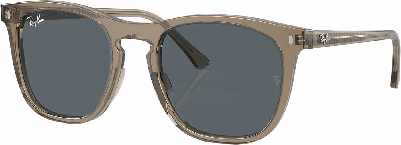 Transparent Light Brown Blue