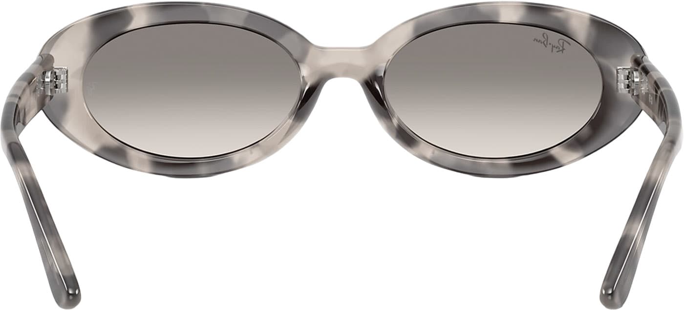 Product gallery image number 2 for product RB2223 Sunglasses - Polished Opal Grey Havana - Clear Gradient Grey Lens - Women's