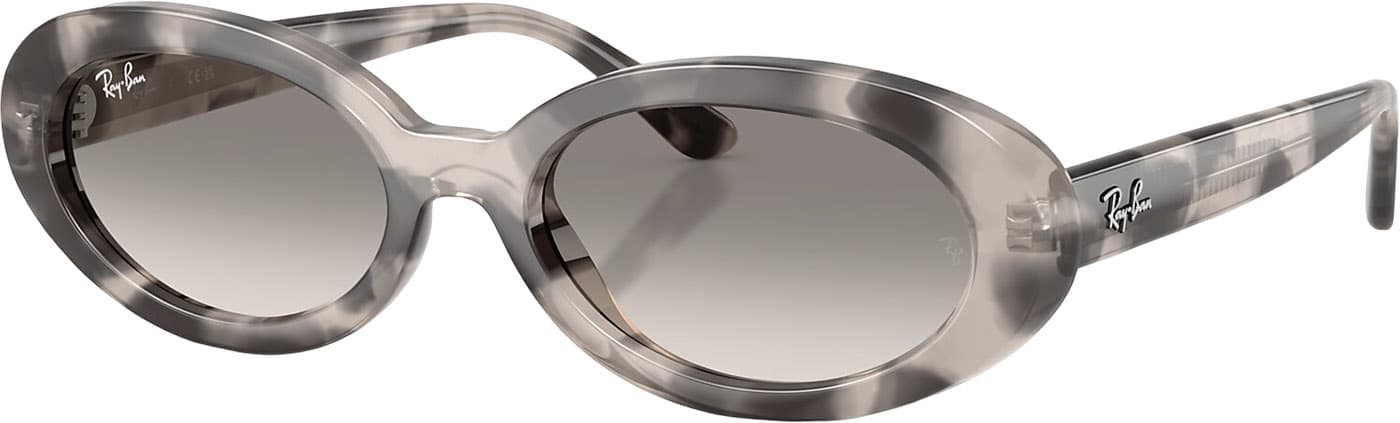Product image for RB2223 Sunglasses - Polished Opal Grey Havana - Clear Gradient Grey Lens - Women's