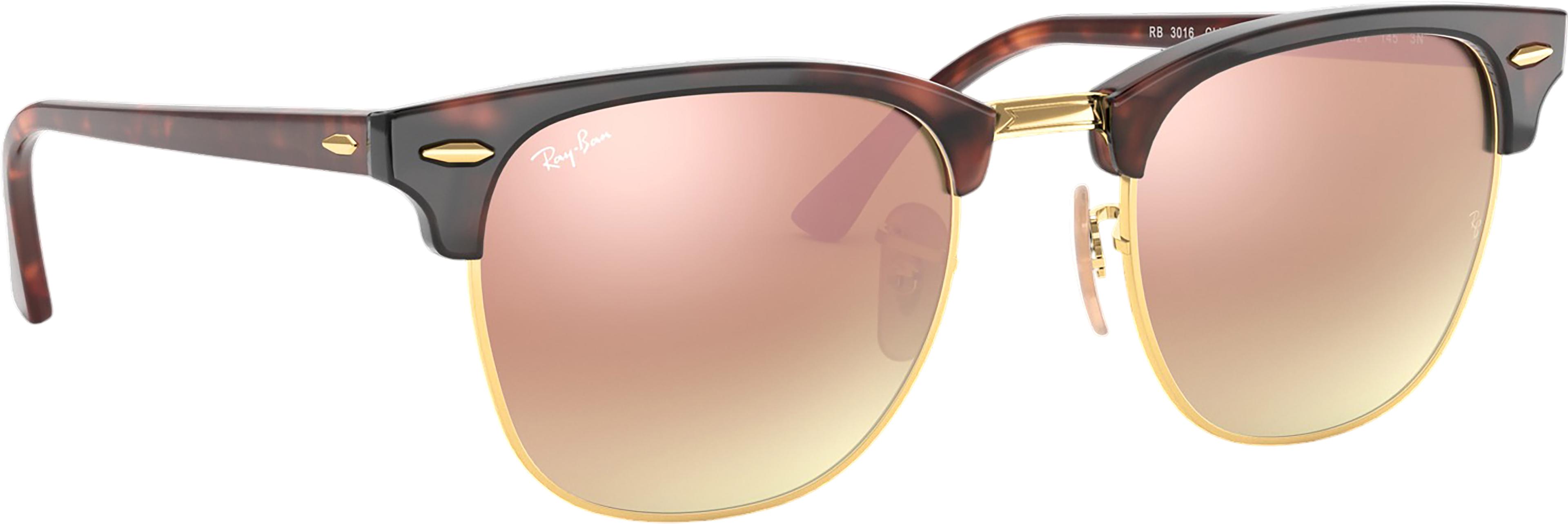 Product gallery image number 5 for product Clubmaster Sunglasses - Polished Red Havana - Copper Flash Lens - Unisex