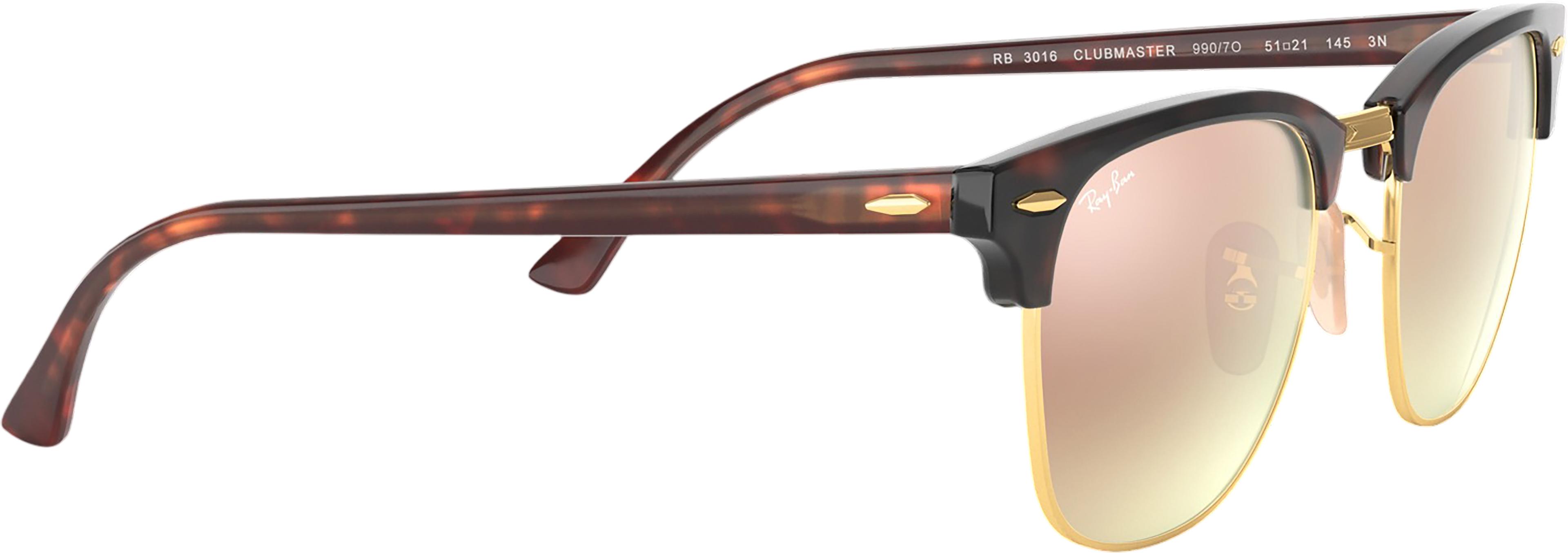 Product gallery image number 7 for product Clubmaster Sunglasses - Polished Red Havana - Copper Flash Lens - Unisex