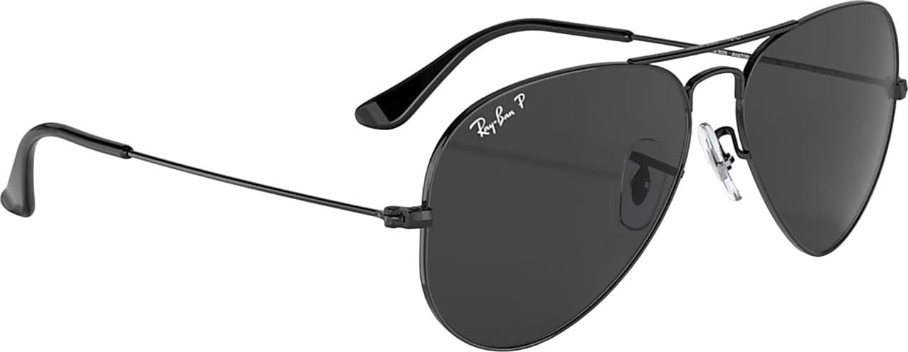 Product gallery image number 4 for product Aviator Total Black Sunglasses