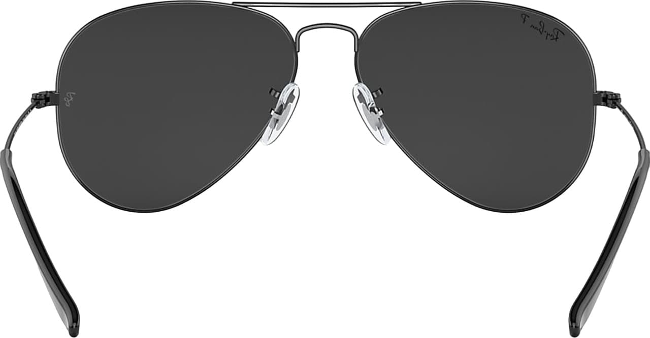 Product gallery image number 6 for product Aviator Total Black Sunglasses