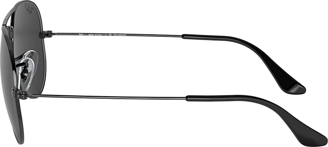 Product gallery image number 2 for product Aviator Total Black Sunglasses