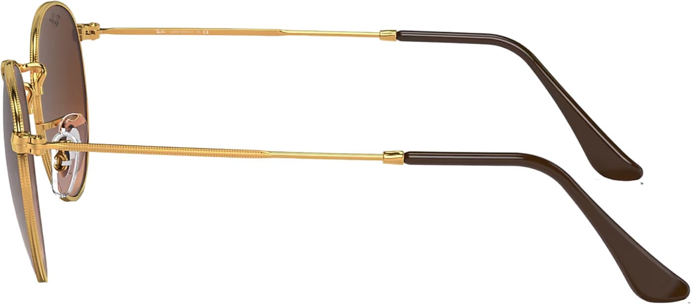Product gallery image number 5 for product Round Metal Classic Polarized Sunglasses - Unisex