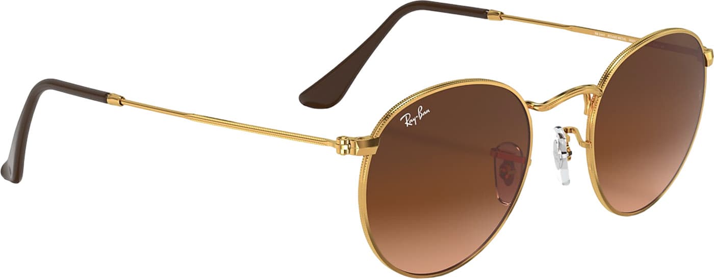 Product gallery image number 6 for product Round Metal Classic Polarized Sunglasses - Unisex
